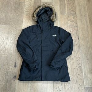 The North Face Women's Arctic Parka Jacket Black Size Medium